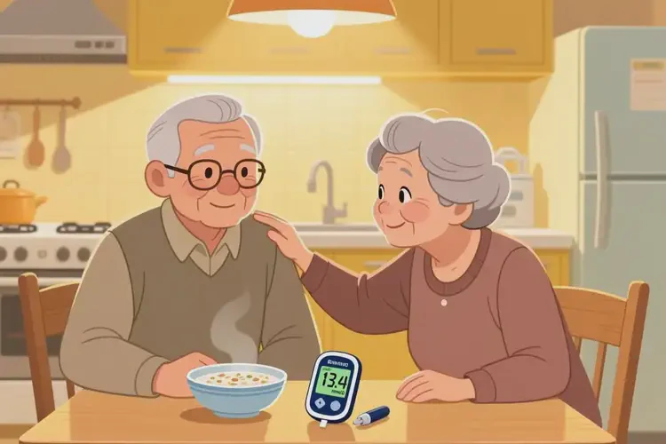 老年人晚上血糖13點4是糖尿病嗎(圖1)