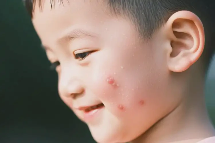 孩子臉上長濕疹不管它會自己自愈嗎(圖3)