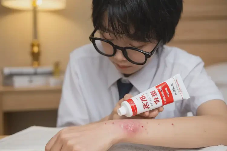 中學(xué)生手上出濕疹能夠徹底治愈嗎(圖3)