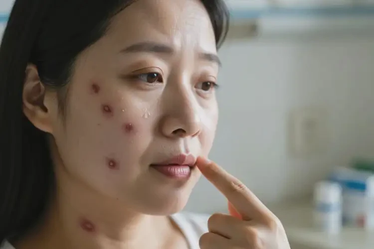 產(chǎn)婦臉上經(jīng)常長濕疹能夠徹底治愈嗎(圖1)