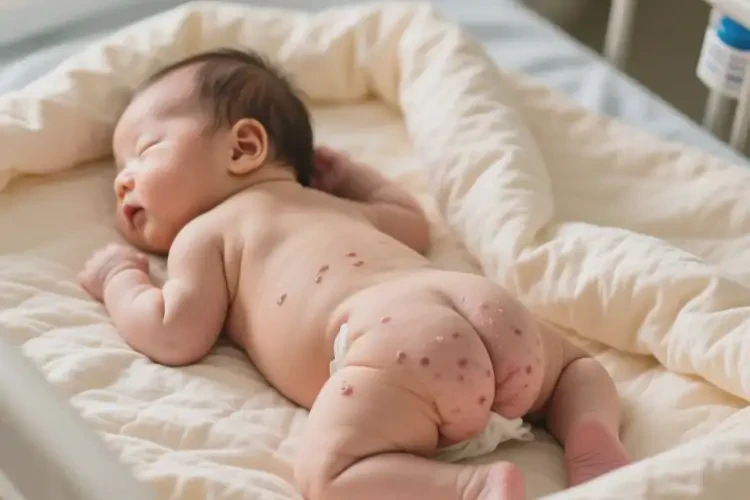 嬰兒肛周經(jīng)常起濕疹可不可以根治(圖1)