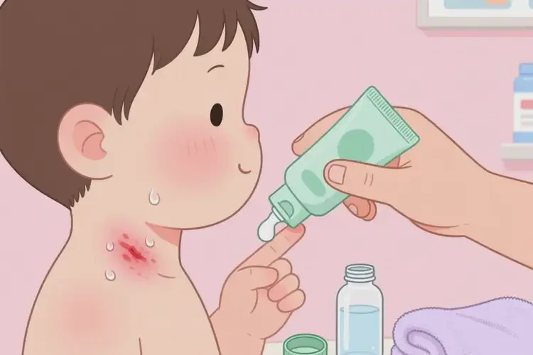 幼兒脖子有濕疹可以徹底自愈嗎(圖1)