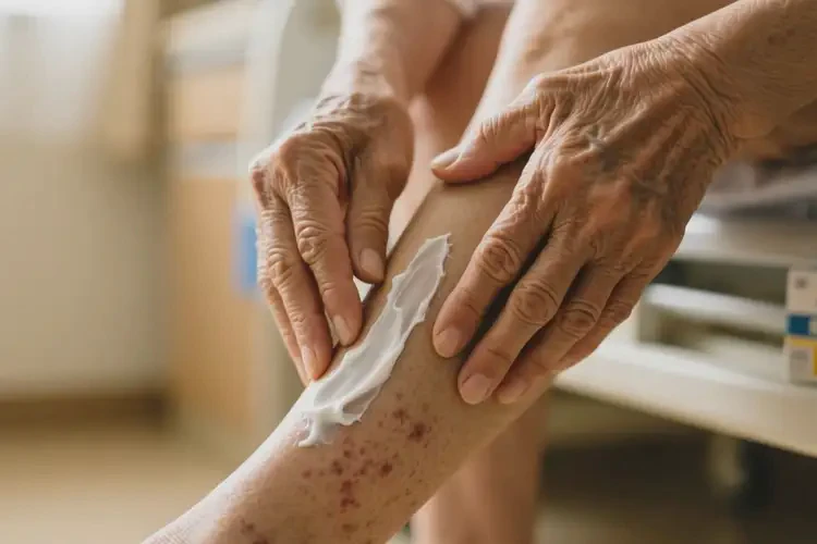 高齡老人小腿上容易起濕疹能不能徹底自愈(圖3)