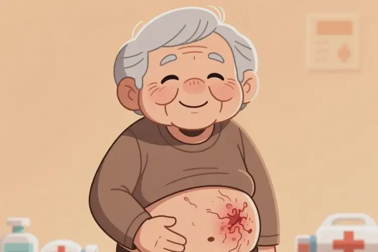 高龄老人肚子长湿疹可不可以彻底自愈(图3)