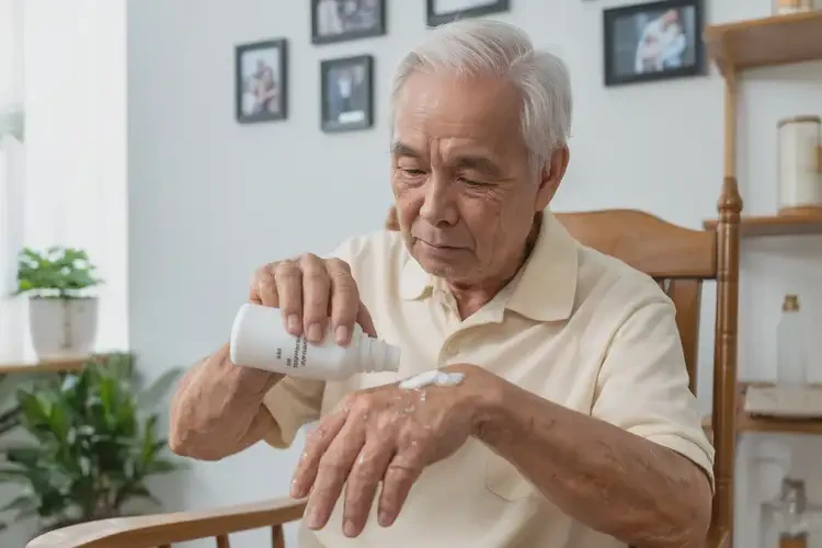 老人脖子經(jīng)常起濕疹可不可以根治(圖4)