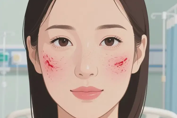 女性面部出現(xiàn)濕疹可以徹底自愈嗎(圖4)