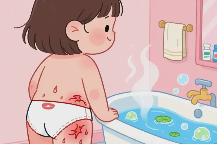 少兒屁股上出現(xiàn)濕疹不管它會(huì)自己痊愈嗎(圖1)