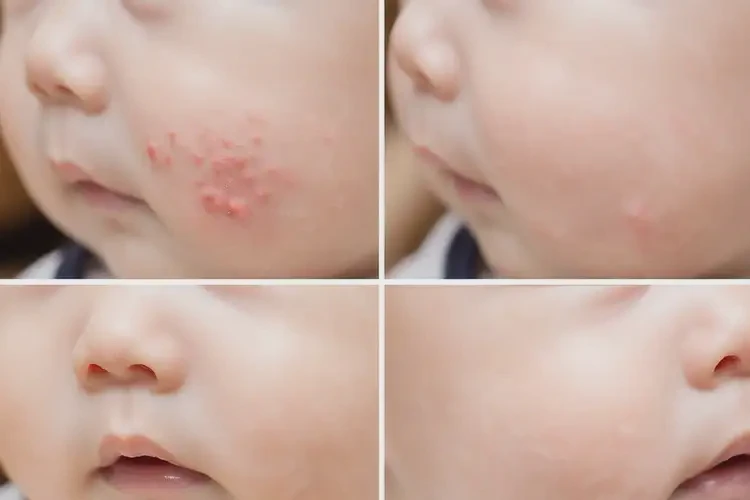 嬰幼兒臉上偶爾長濕疹不管它會自己好嗎(圖4)