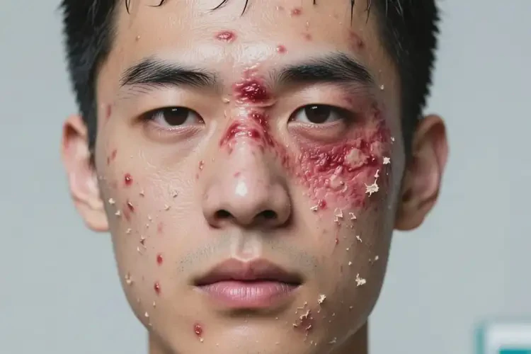 男生臉上偶爾長濕疹不管它會自己痊愈嗎(圖3)