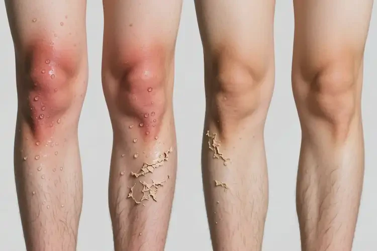 青年人小腿上長濕疹可不可以徹底自愈(圖1)