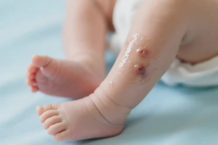 新生兒小腿上出濕疹可不可以根治(圖2)