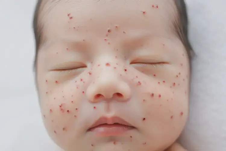 新生兒臉上容易長濕疹能靠自己自愈嗎(圖3)