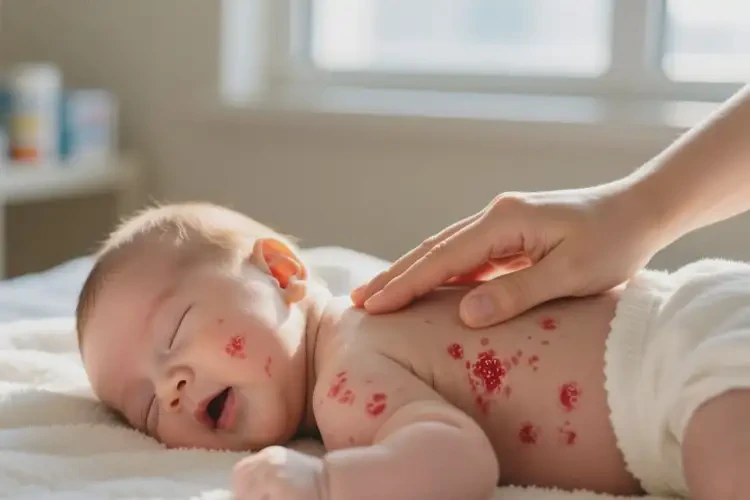 幼兒脖子有濕疹不管它會(huì)自己自愈嗎(圖4)