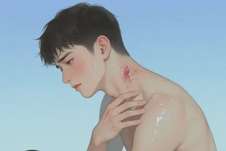 男生脖子偶爾長濕疹不管它會自己痊愈嗎(圖3)