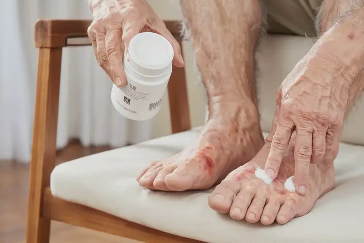 老年人腳上經(jīng)常長濕疹可以徹底自愈嗎(圖3)