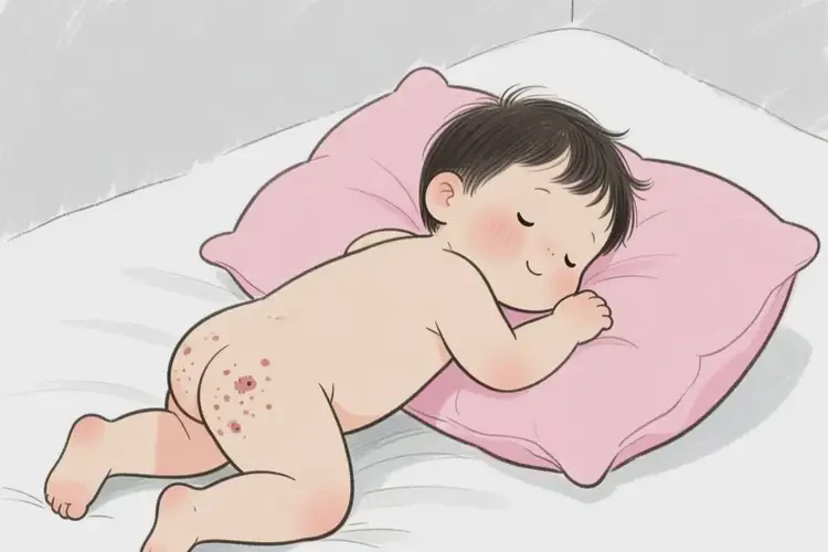 少兒屁股上偶爾起濕疹可不可以根治(圖1)