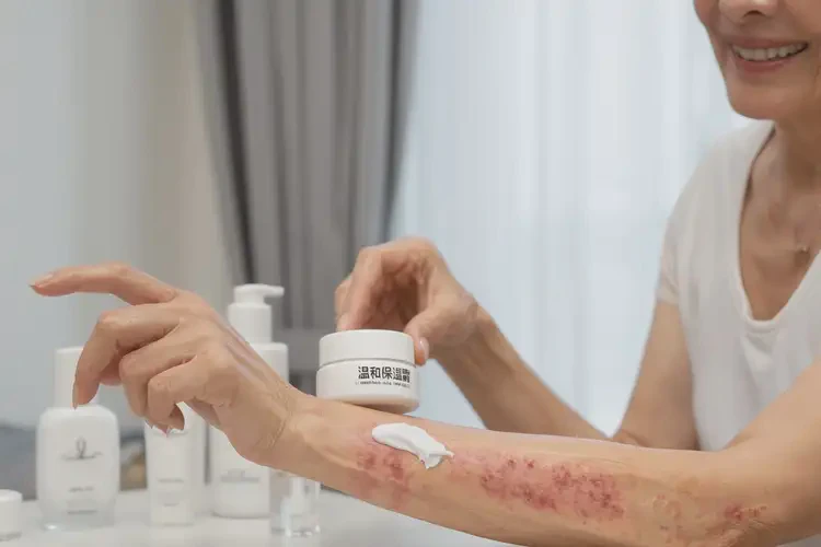 男人手臂出现湿疹不管它会自己好吗(图2)