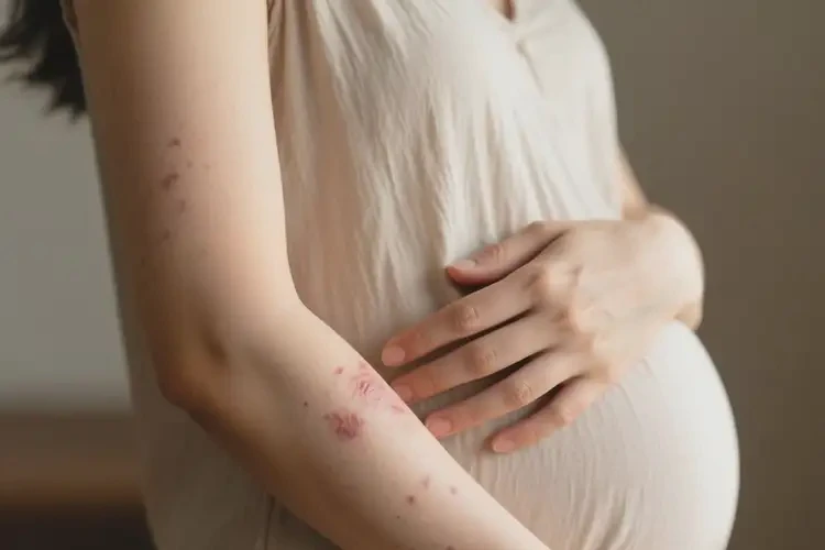 孕婦手臂偶爾起濕疹不管它會(huì)自己好嗎(圖4)