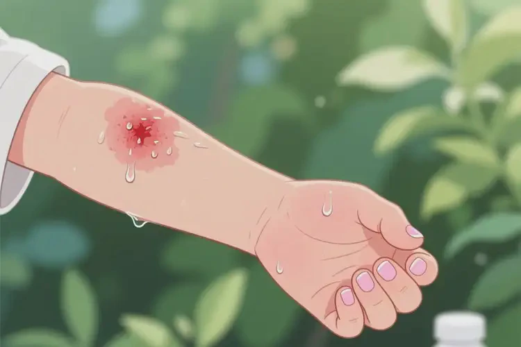 孩子手臂偶爾起濕疹可以徹底自愈嗎(圖1)