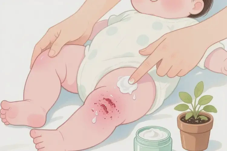 寶寶大腿出濕疹可不可以徹底自愈(圖1)