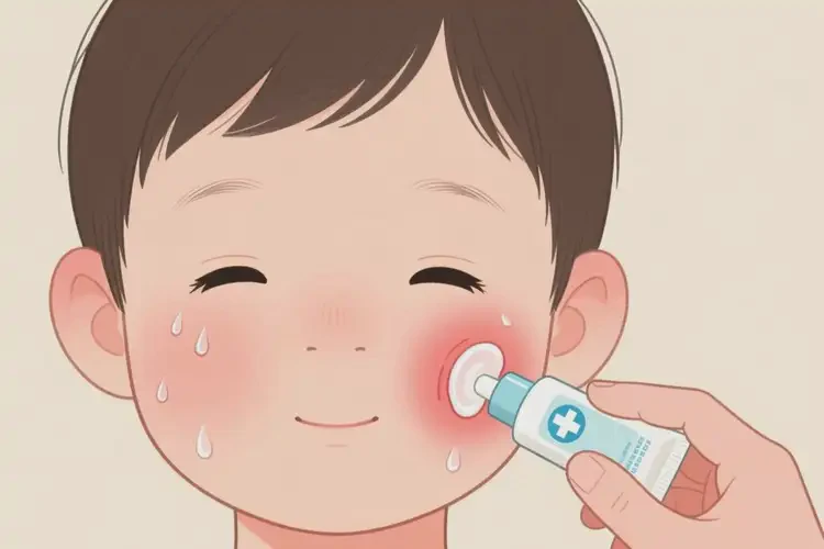 孩子面部经常起湿疹可不可以根治(图4)