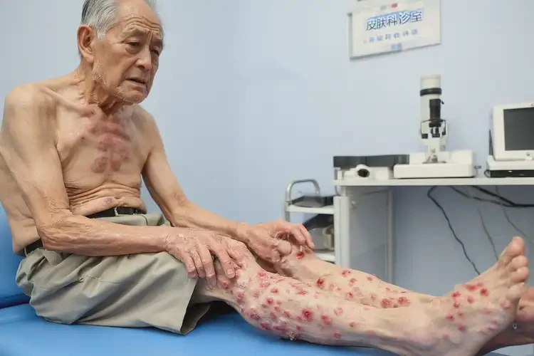 高齡老人大腿上偶爾長濕疹能不能根治(圖3)