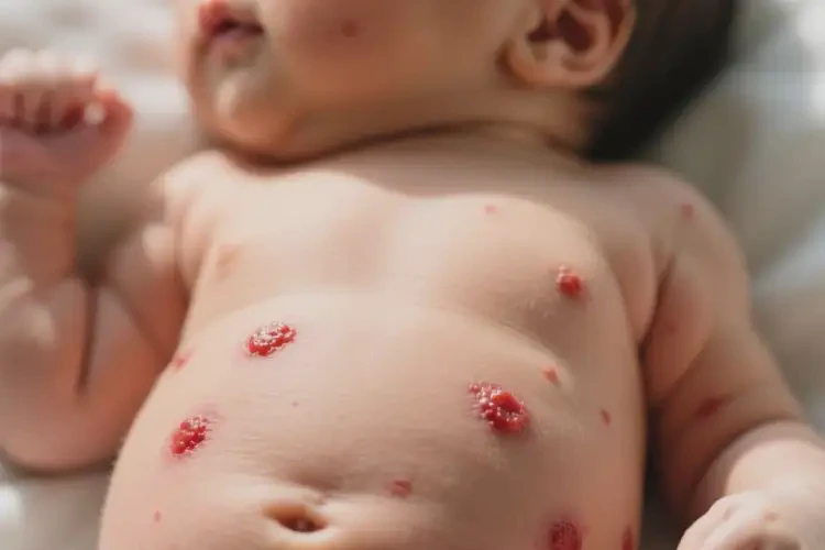 新生兒肚子上偶爾起濕疹可不可以根治(圖2)