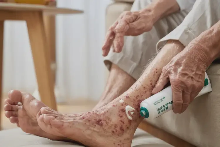 老年人小腿偶爾起濕疹可不可以根治(圖2)
