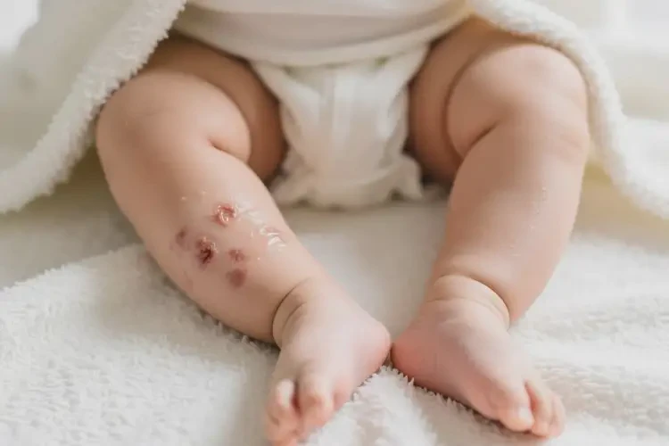 嬰兒小腿出現(xiàn)濕疹可不可以根治(圖3)