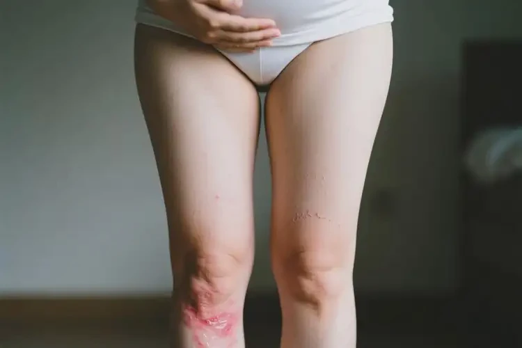 產(chǎn)婦小腿上偶爾起濕疹不管它會自己好嗎(圖1)