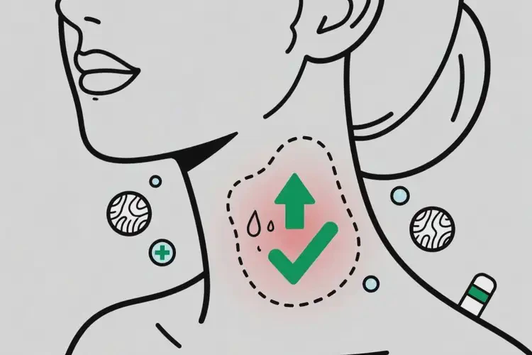 女性脖子出現(xiàn)濕疹不管它會自己自愈嗎(圖2)