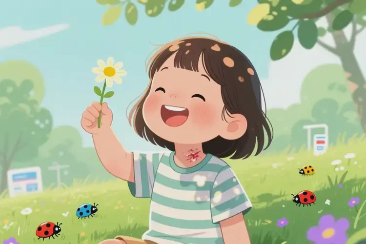 兒童脖子容易起濕疹不管它會(huì)自己痊愈嗎(圖1)