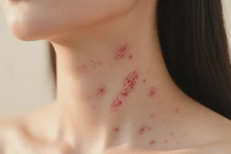 女人脖子上出濕疹能不能根治(圖4)