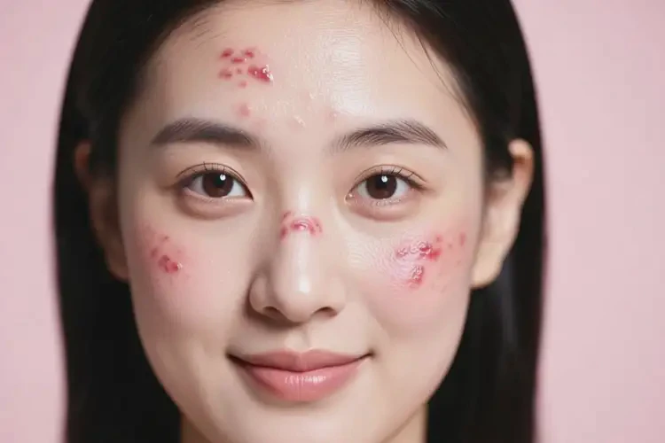 女人臉上長(zhǎng)濕疹能不能根治(圖1)