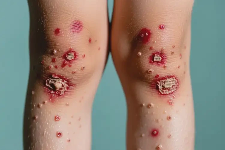 儿童大腿上出现湿疹可不可以根治(图1)