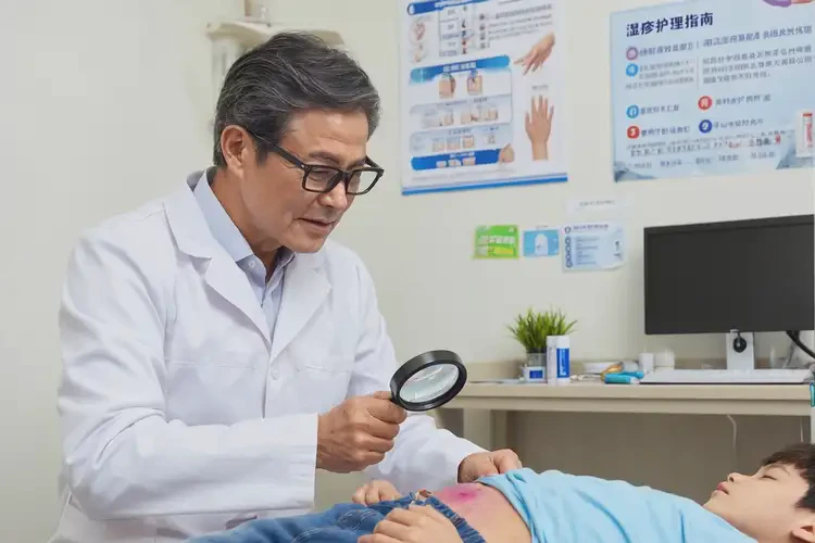 少兒肚子容易起濕疹能靠自己自愈嗎(圖2)