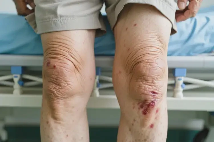 老年人大腿出現(xiàn)濕疹可不可以徹底自愈(圖1)