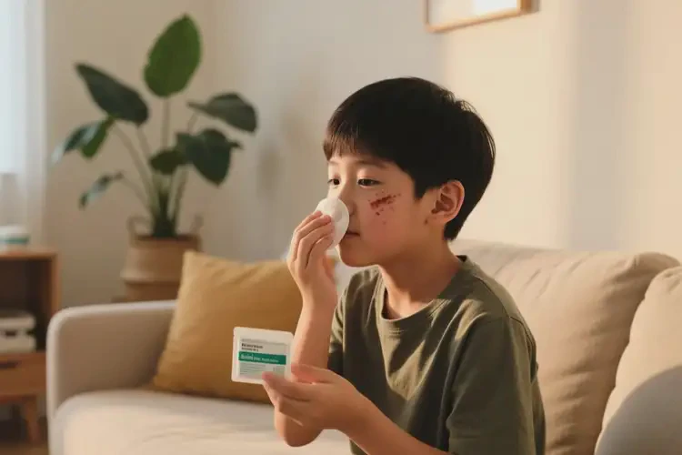 青少年臉上出濕疹可不可以根治(圖1)