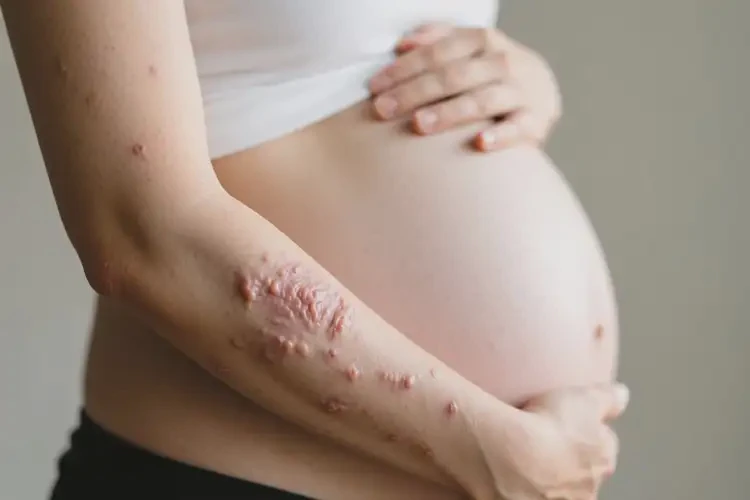 孕婦手臂上經(jīng)常起濕疹不管它會(huì)自己好嗎(圖3)