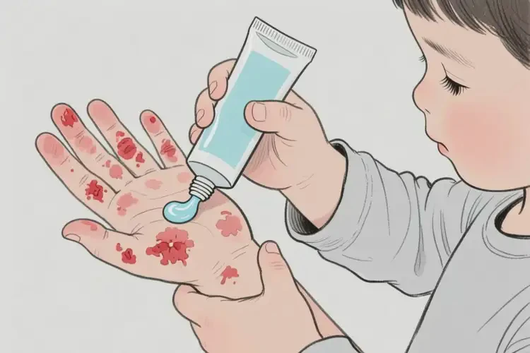 小學(xué)生手上長(zhǎng)濕疹能不能徹底自愈(圖1)