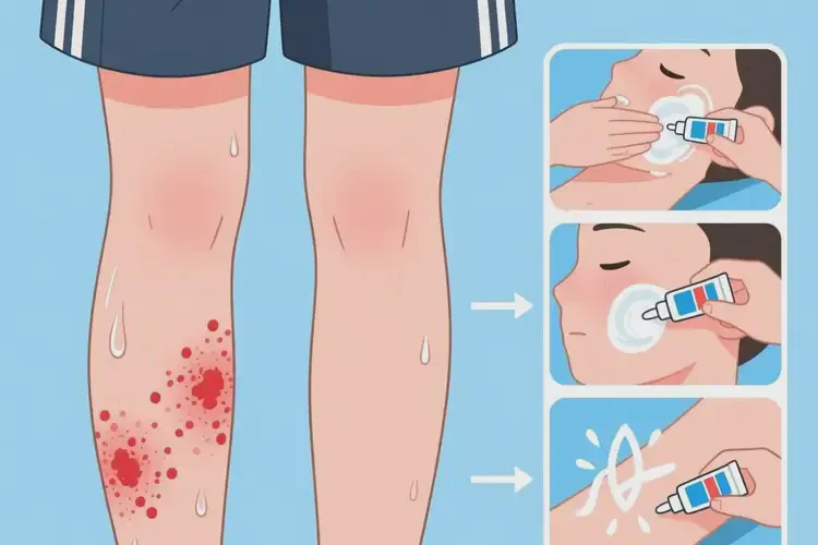 大學(xué)生小腿上出現(xiàn)濕疹能夠徹底治愈嗎(圖4)