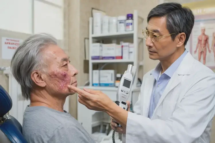 老年人面部經(jīng)常長濕疹可以徹底自愈嗎(圖2)