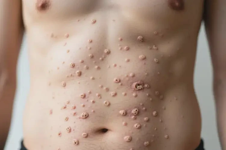 男性肚子出現(xiàn)濕疹可不可以根治(圖2)