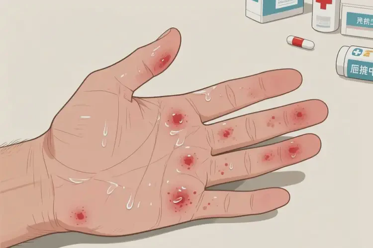 男人手上容易起濕疹不管它會自己痊愈嗎(圖4)