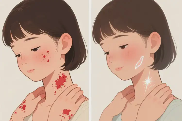 女生脖子上經(jīng)常長濕疹可不可以根治(圖1)