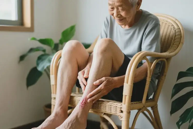 高齡老人小腿上有濕疹能不能根治(圖1)