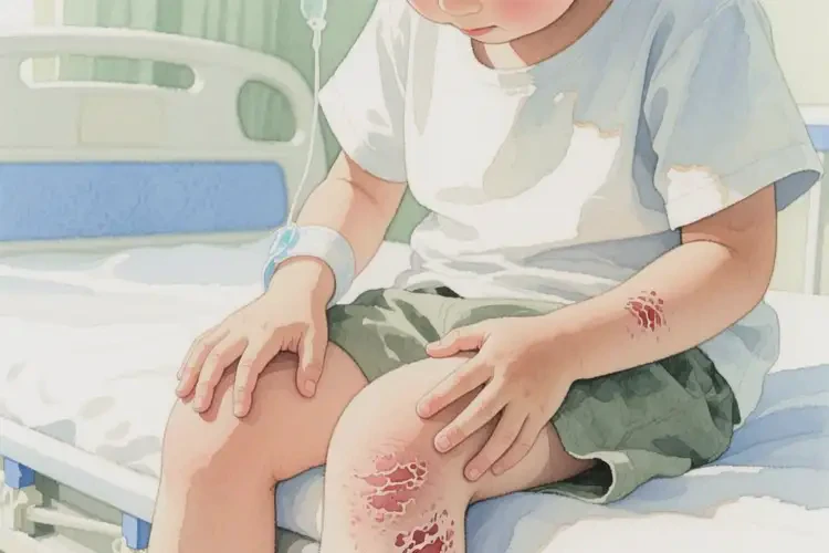 小孩四肢出現(xiàn)濕疹不管它會自己自愈嗎(圖2)