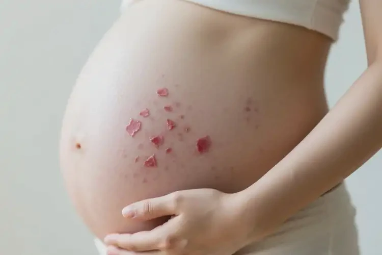 孕婦肚子上容易長濕疹可不可以根治(圖1)