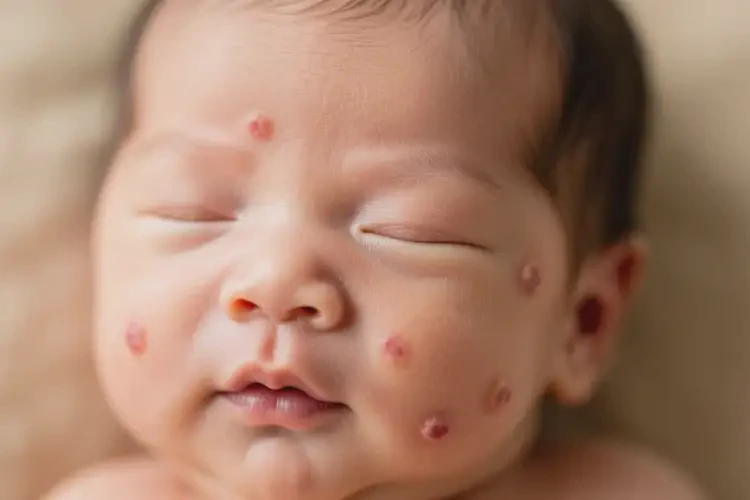 新生儿面部偶尔长湿疹可不可以根治(图3)
