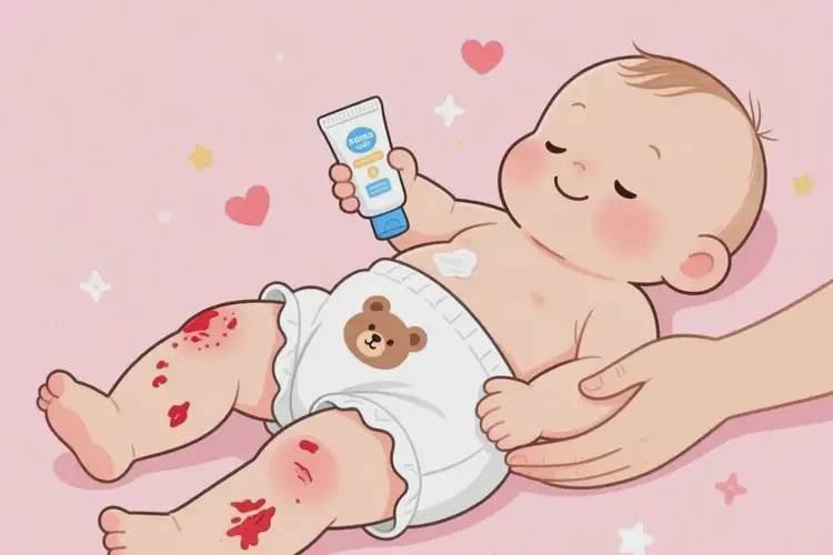 寶寶大腿上容易起濕疹可不可以根治(圖1)